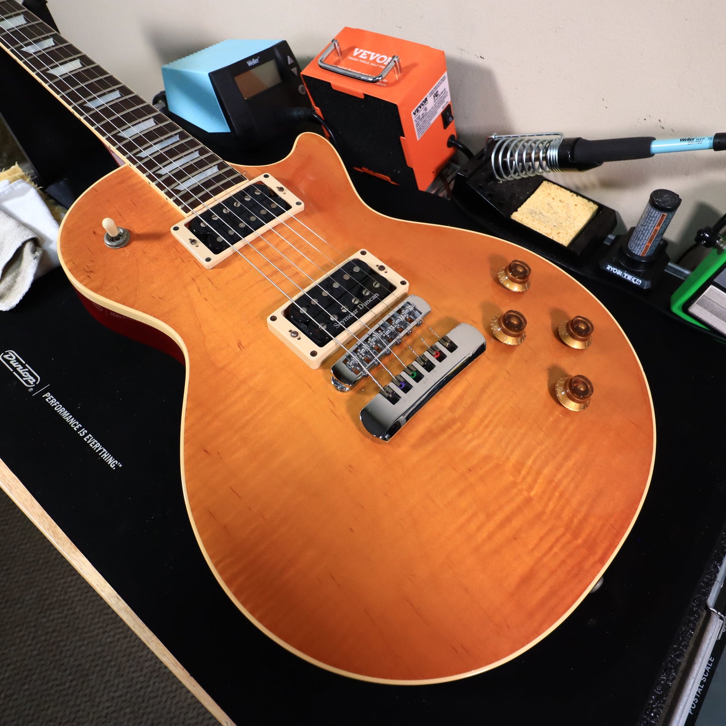1994 Heritage Orange Burst LP Style Guitar H-150
