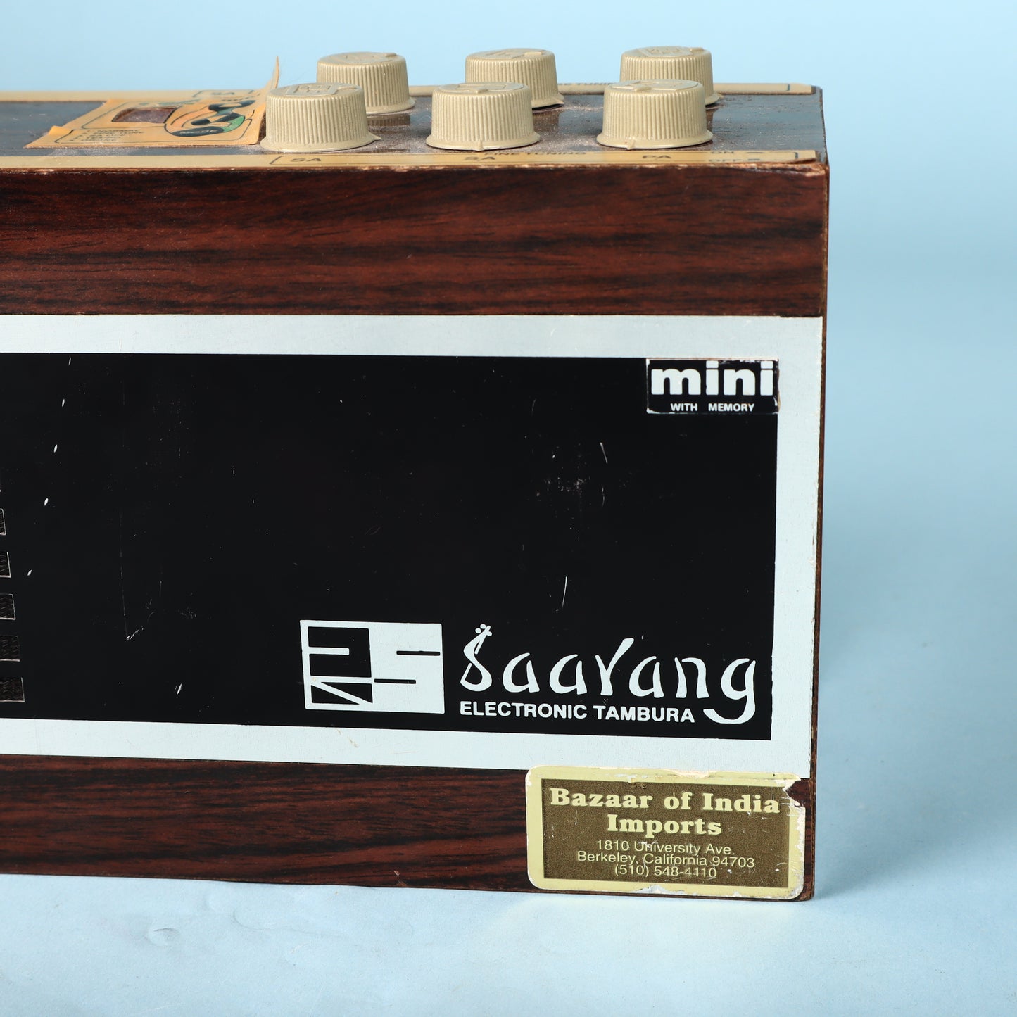 Vintage Rare 1970s Radel DX Mini Saarang Electonic Tambura Synthesizer