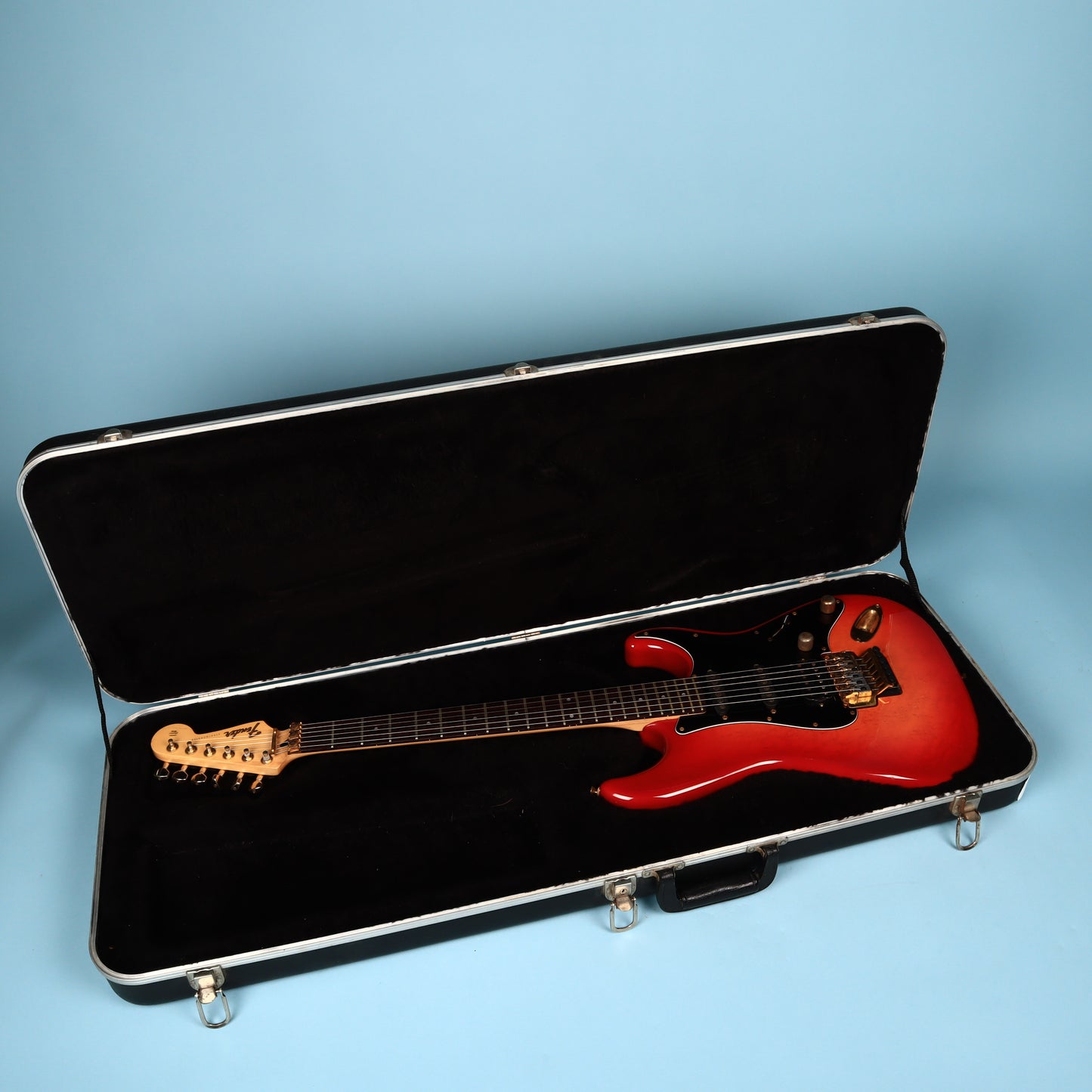 80’s Fender Stratocaster Telecaster Electric Guitar Hardshell Case ABS Molded