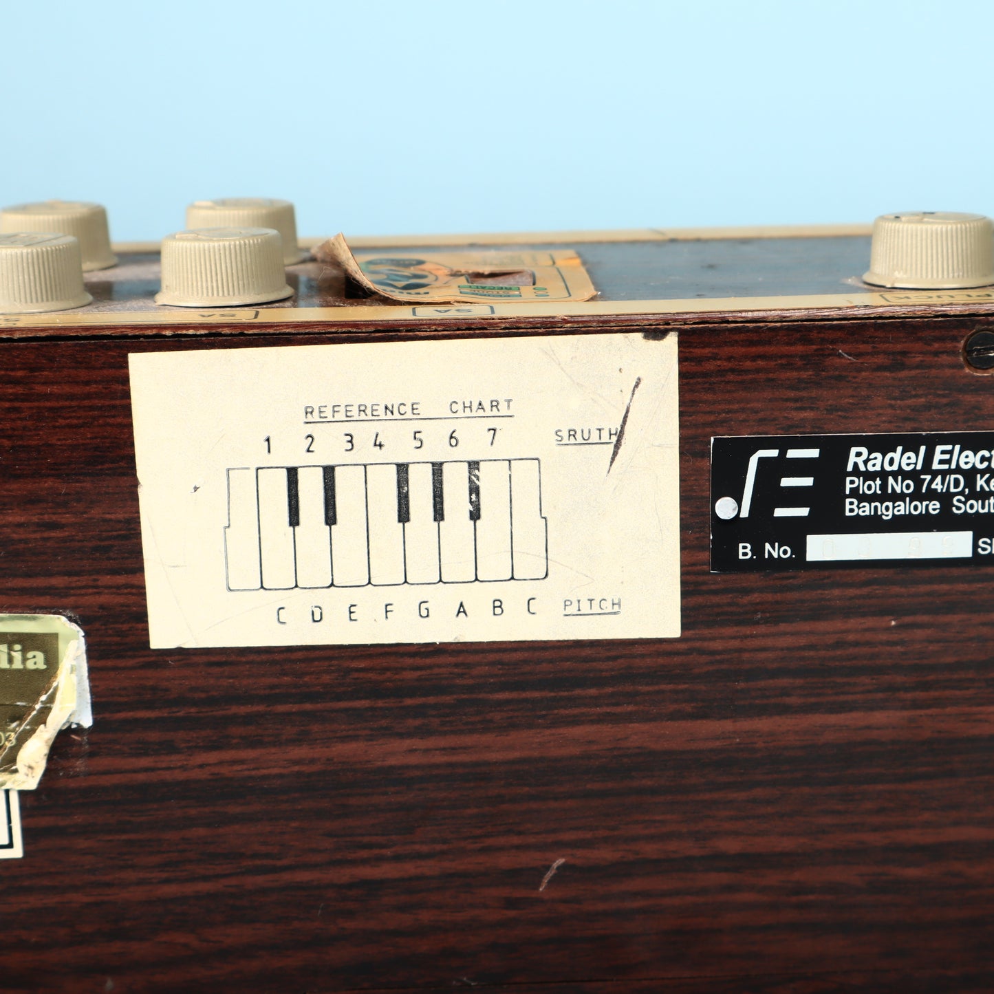 Vintage Rare 1970s Radel DX Mini Saarang Electonic Tambura Synthesizer