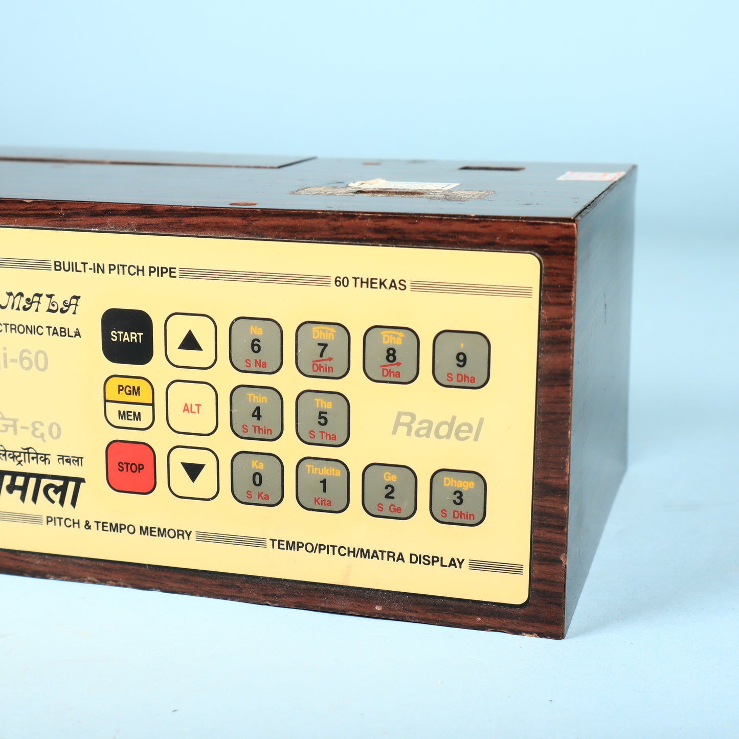 Vintage 1980s Radel Taalmala Digi-60 digital Electronic Tabla