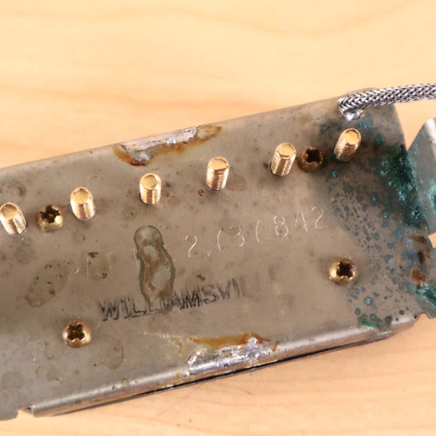 1974-76 Gibson Les Paul T-Top Humbucker Gold Pickup “Williamsville”