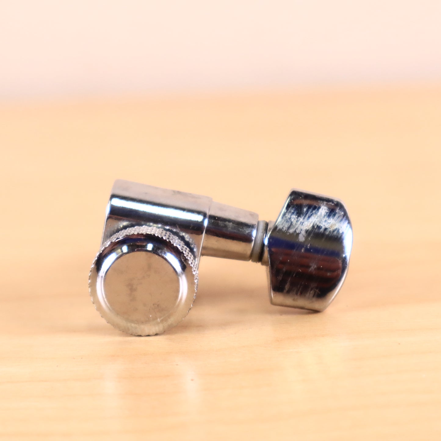 (1) Schaller Fender M6 Locking Pin Chrome Machine Head