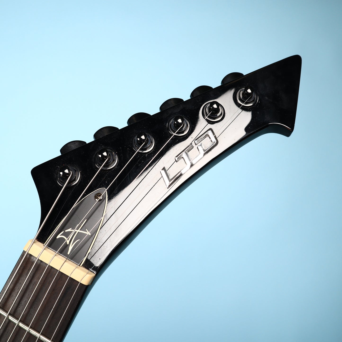 LTD by ESP SnakeByte Black Gloss James Hetfield Electric Guitar