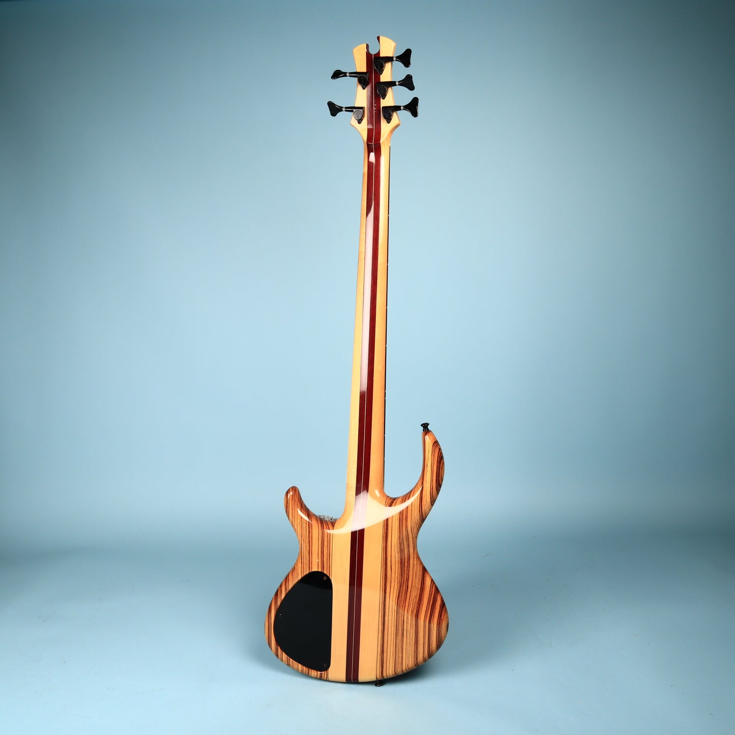 Tobias USA 5-String Bass Neck Through Guitar Zebrawood