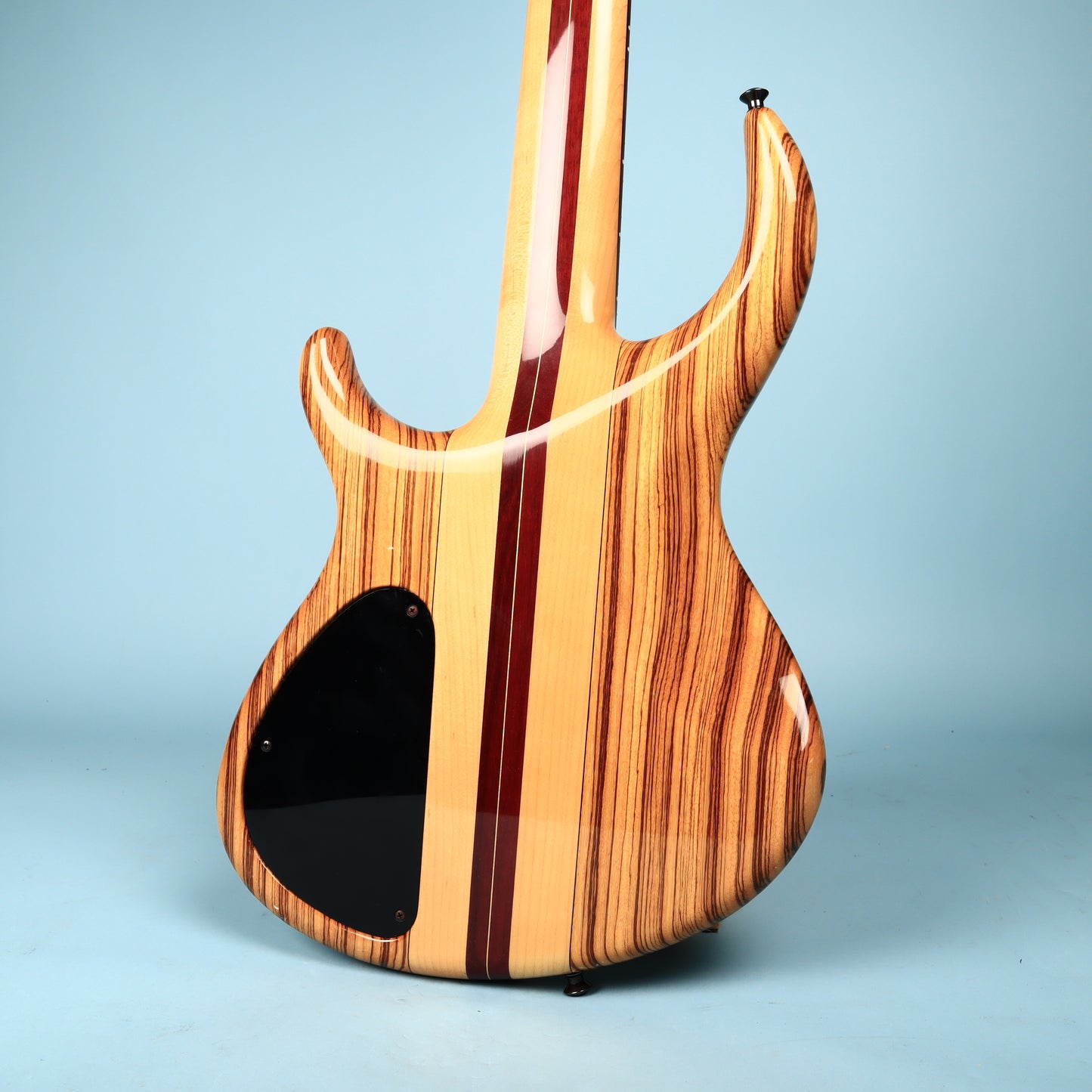 Tobias USA 5-String Bass Neck Through Guitar Zebrawood