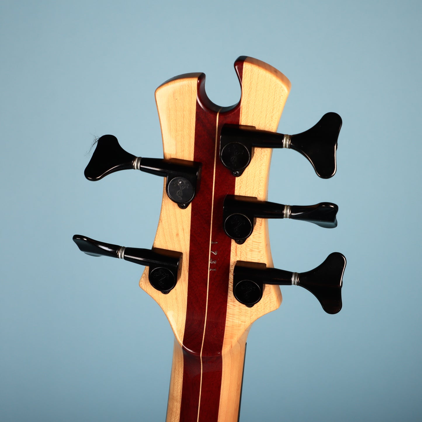 Tobias USA 5-String Bass Neck Through Guitar Zebrawood