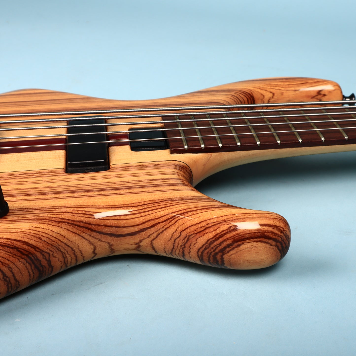 Tobias USA 5-String Bass Neck Through Guitar Zebrawood