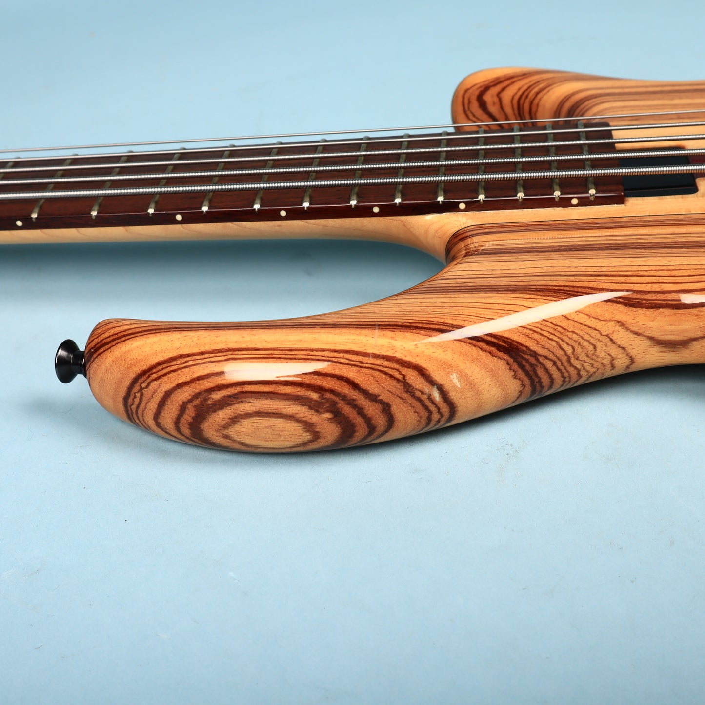 Tobias USA 5-String Bass Neck Through Guitar Zebrawood