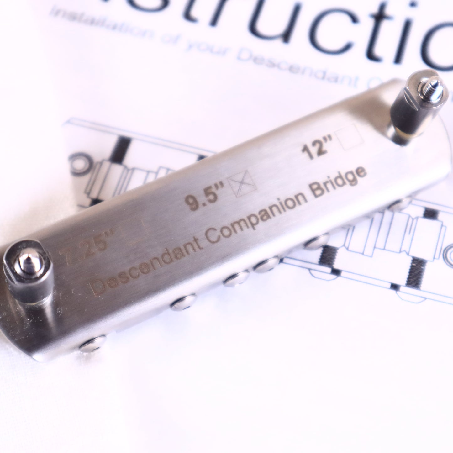 Descendant Companion Bridge 9.5 Handed Jaguar Jazzmaster