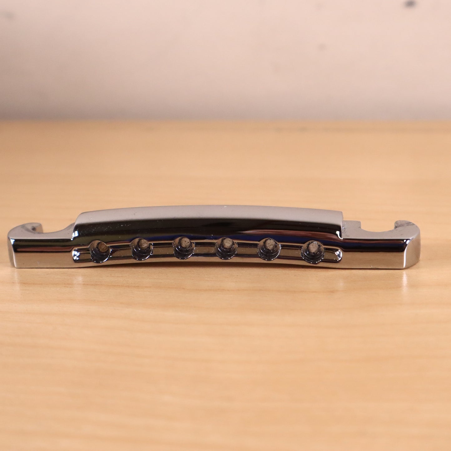 1970s Gibson Vintage Chrome Tailpiece Stop Bar Les Paul Custom SG ES