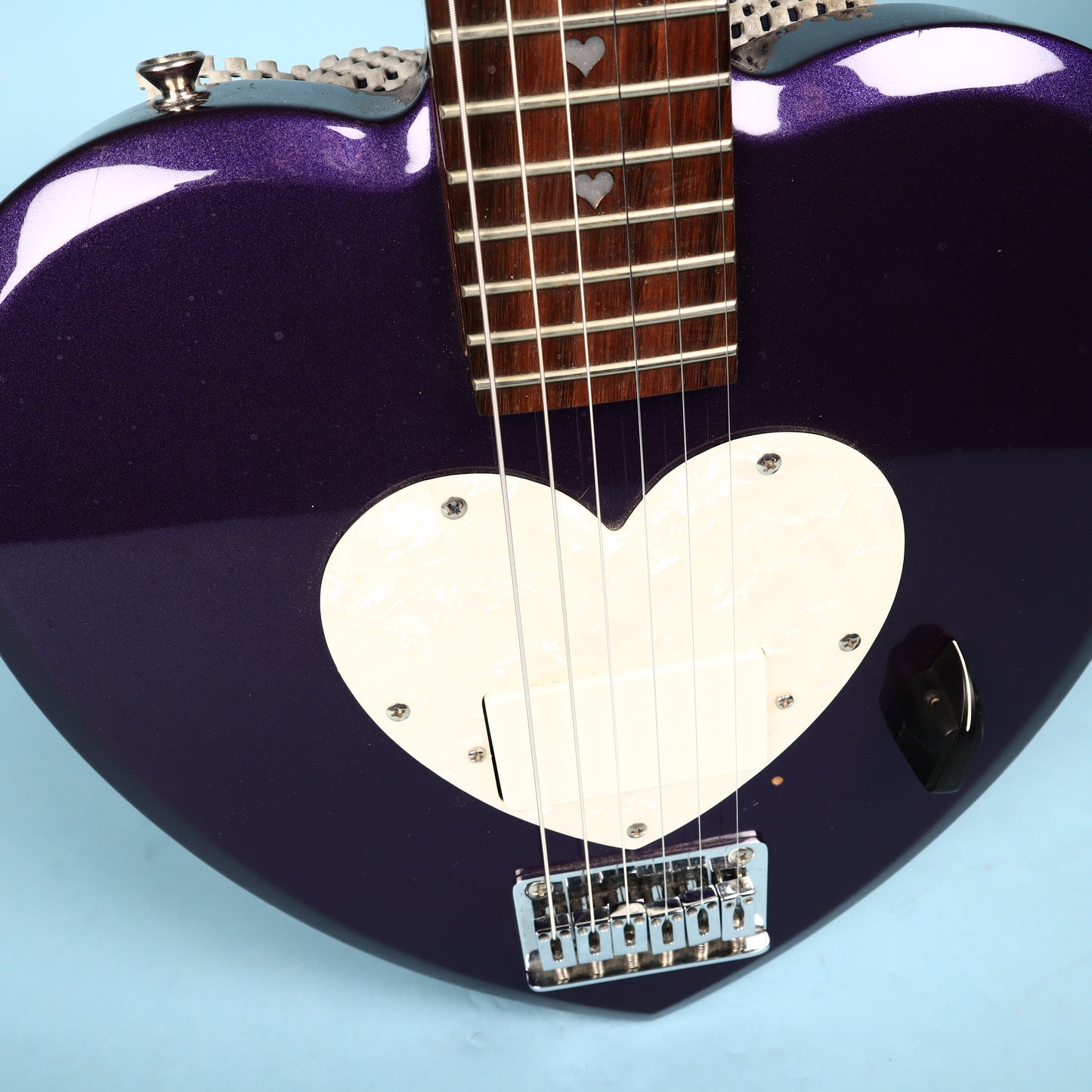 Genuine Daisy Rock Heartbreaker Purple Heart Electric Guitar