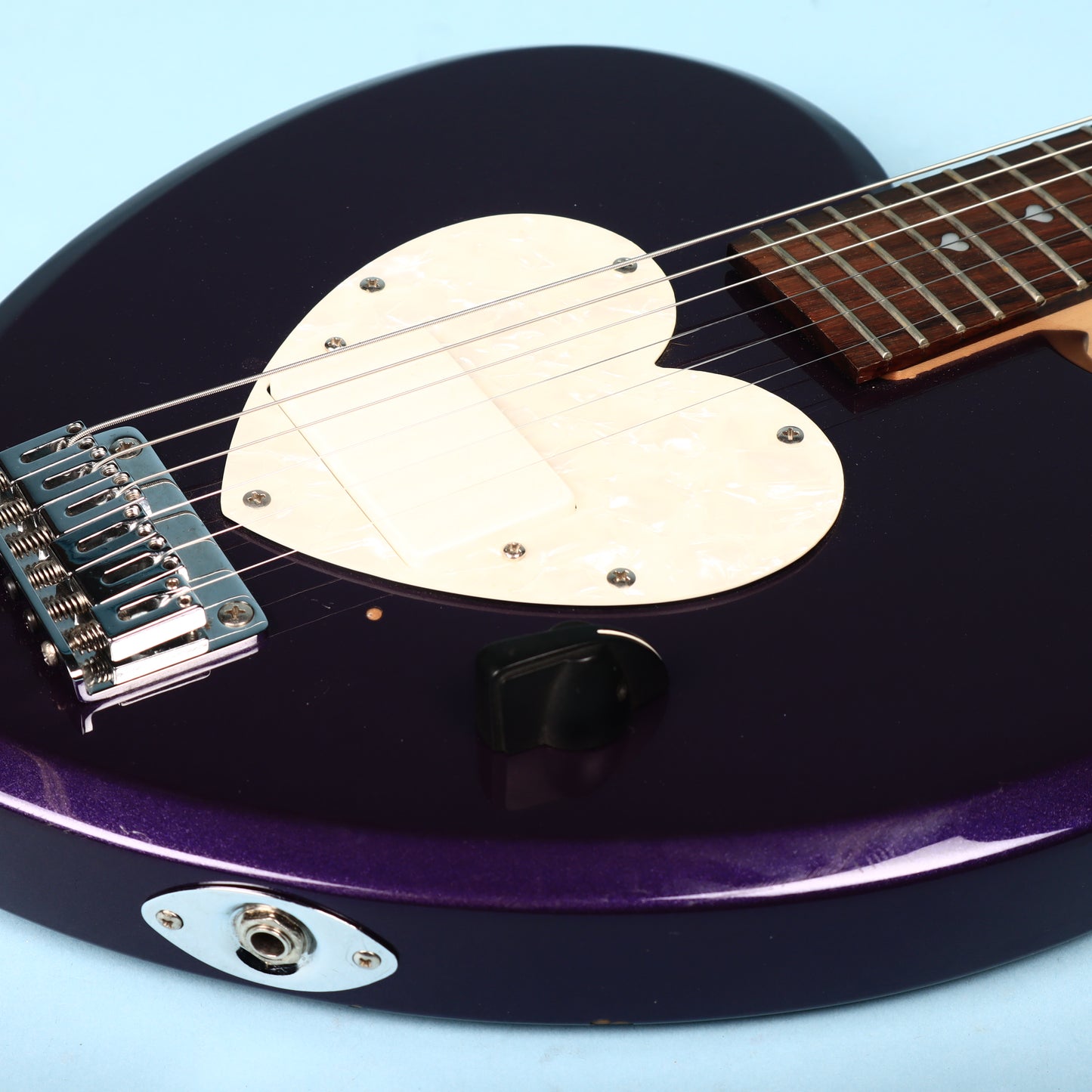 Genuine Daisy Rock Heartbreaker Purple Heart Electric Guitar