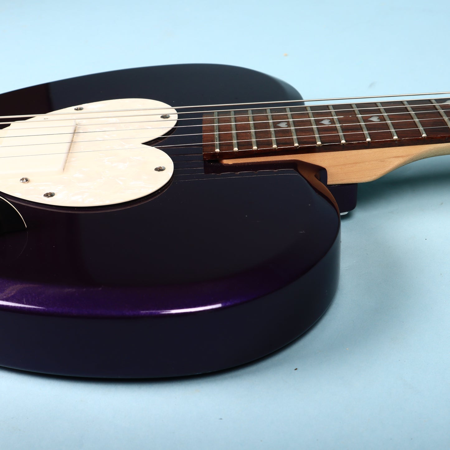 Genuine Daisy Rock Heartbreaker Purple Heart Electric Guitar