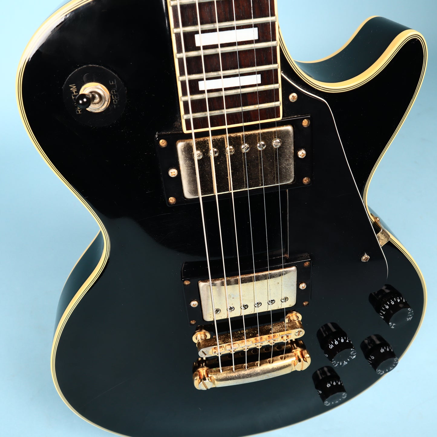 1989 Epiphone Les Paul Custom LPC-80 Open Book Ebony 1st Year