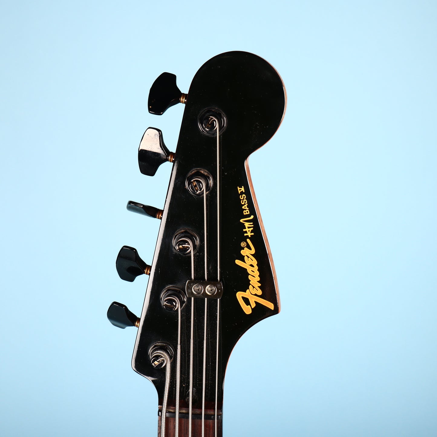 1991 Fender HM Bass Blackstone Black Fleck Finish V 5 String