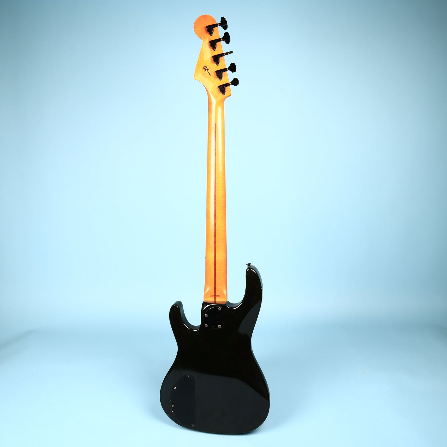 1991 Fender HM Bass Blackstone Black Fleck Finish V 5 String