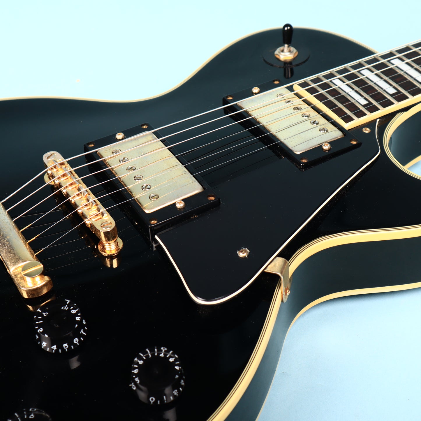 1989 Epiphone Les Paul Custom LPC-80 Open Book Ebony 1st Year