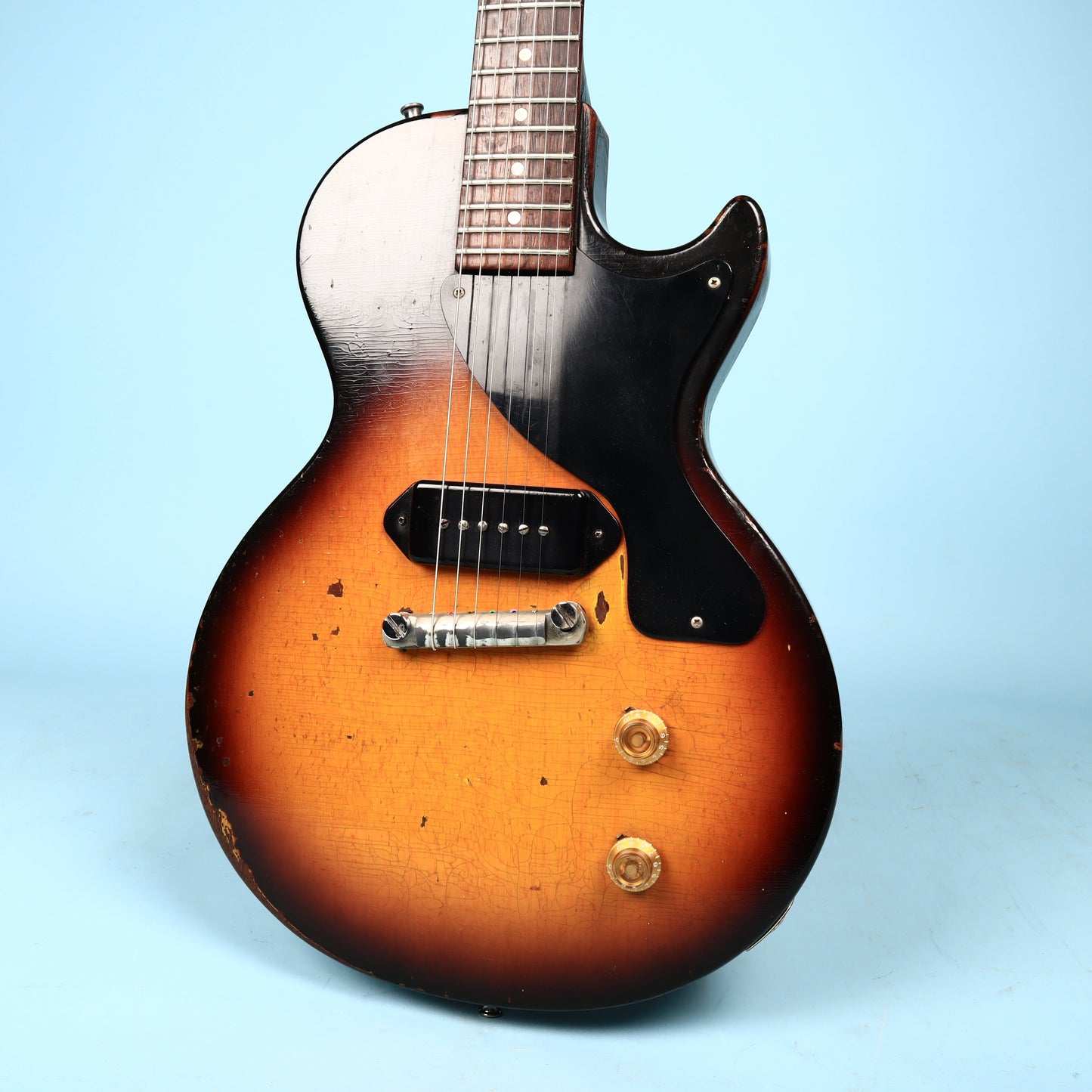 1958 Gibson Les Paul Junior Jr. Electric Guitar Sunburst