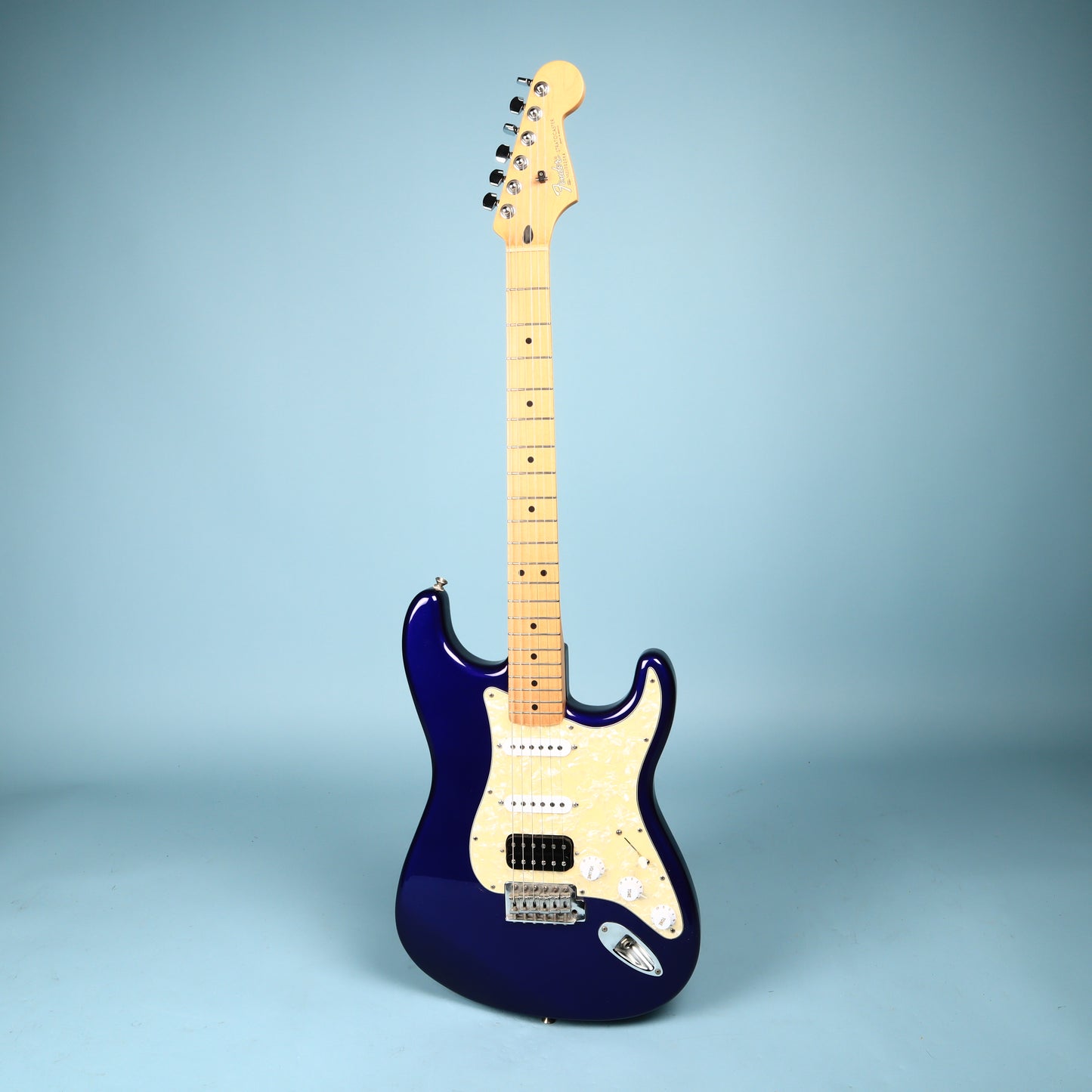 2000 Fender Stratocaster Mexico HSS Fat Strat Midnight Blue Purple