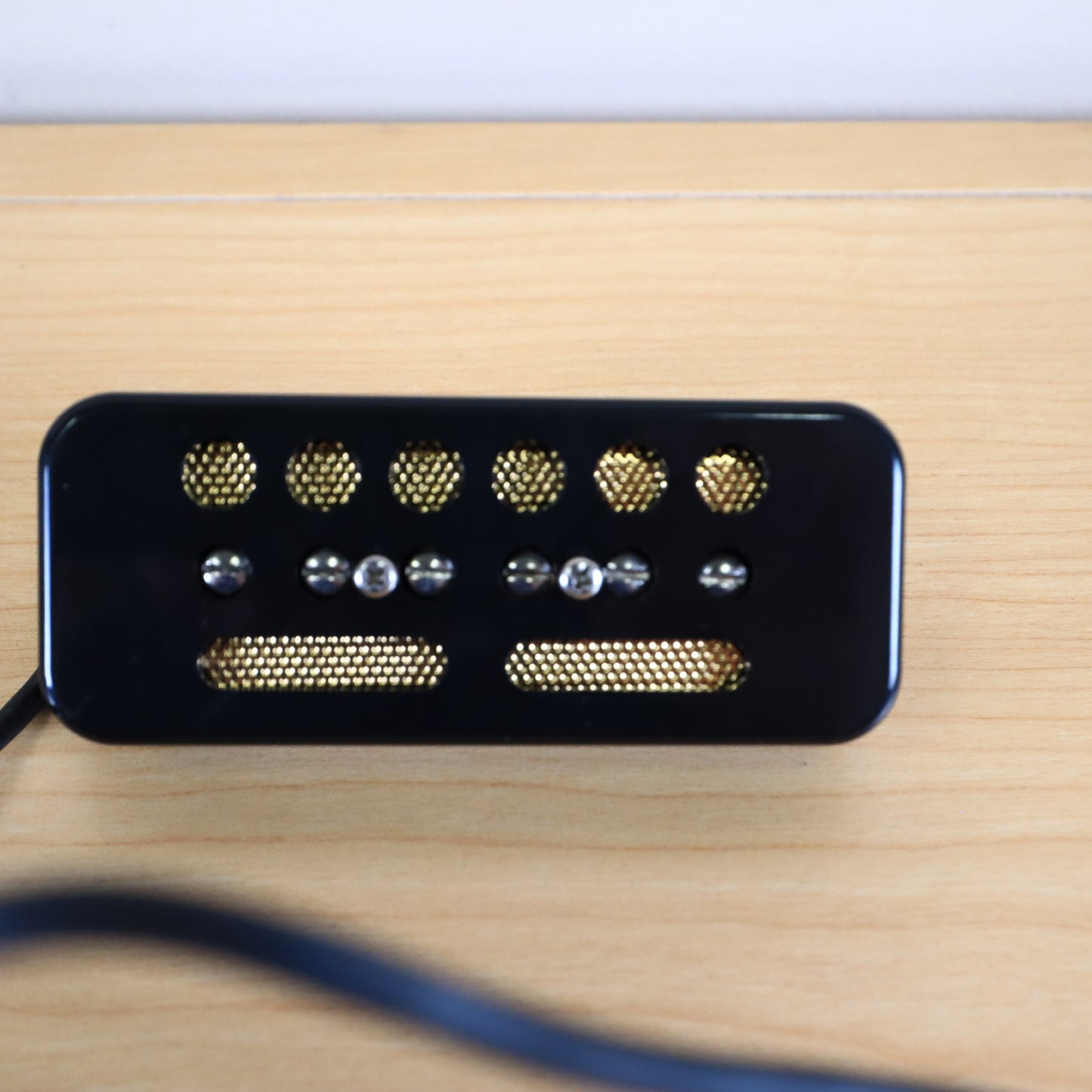 GFS Gold Foil Humbucker Ferrite Soapbar Set in Black
