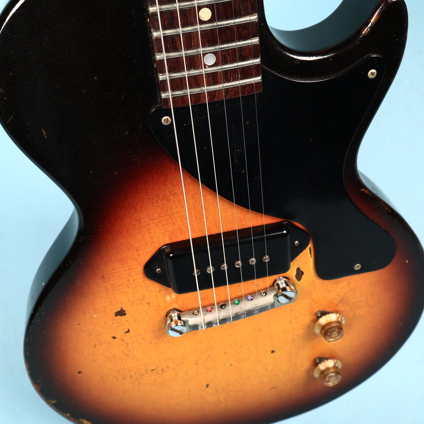 1958 Gibson Les Paul Junior Jr. Electric Guitar Sunburst