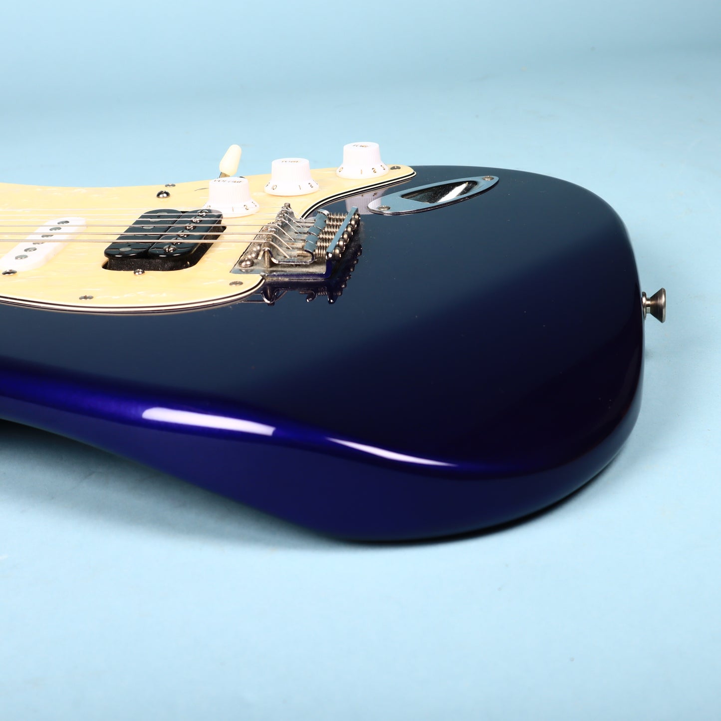 2000 Fender Stratocaster Mexico HSS Fat Strat Midnight Blue Purple