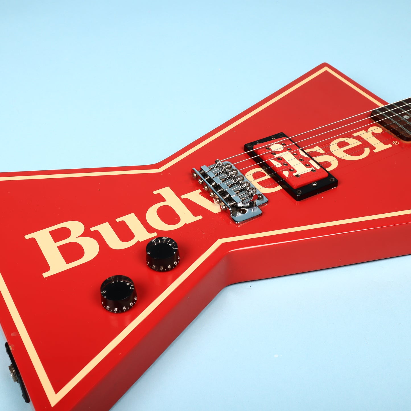RARE 1985 Dean Budweiser Promotional Bowtie Electric Guitar