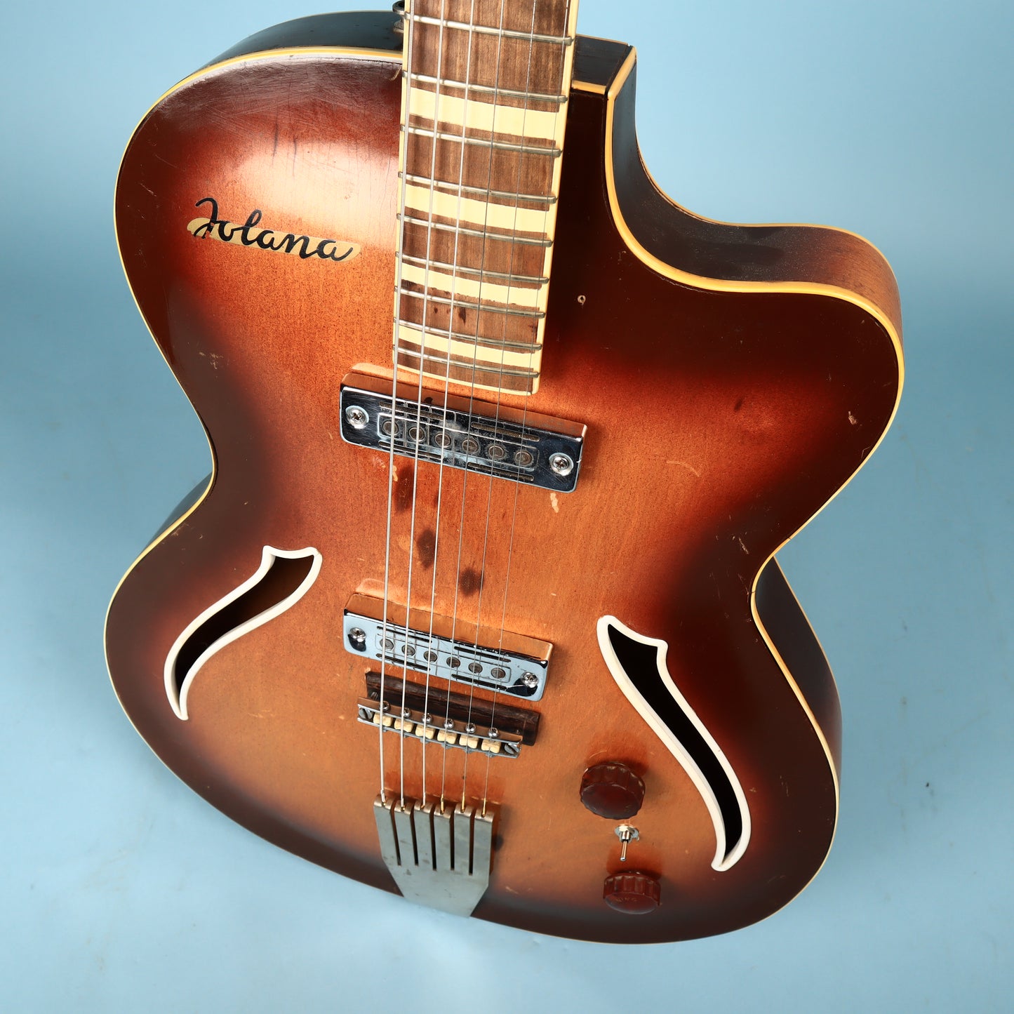 Jolana Neoton Archtop Electric Guitar, Made in Czechoslovakia
