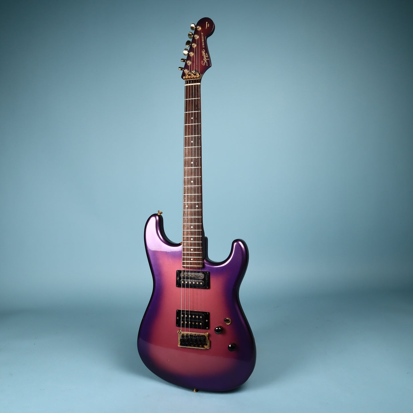 1983 Squier by Fender Contemporary JAV Royal Violet Purple ST852