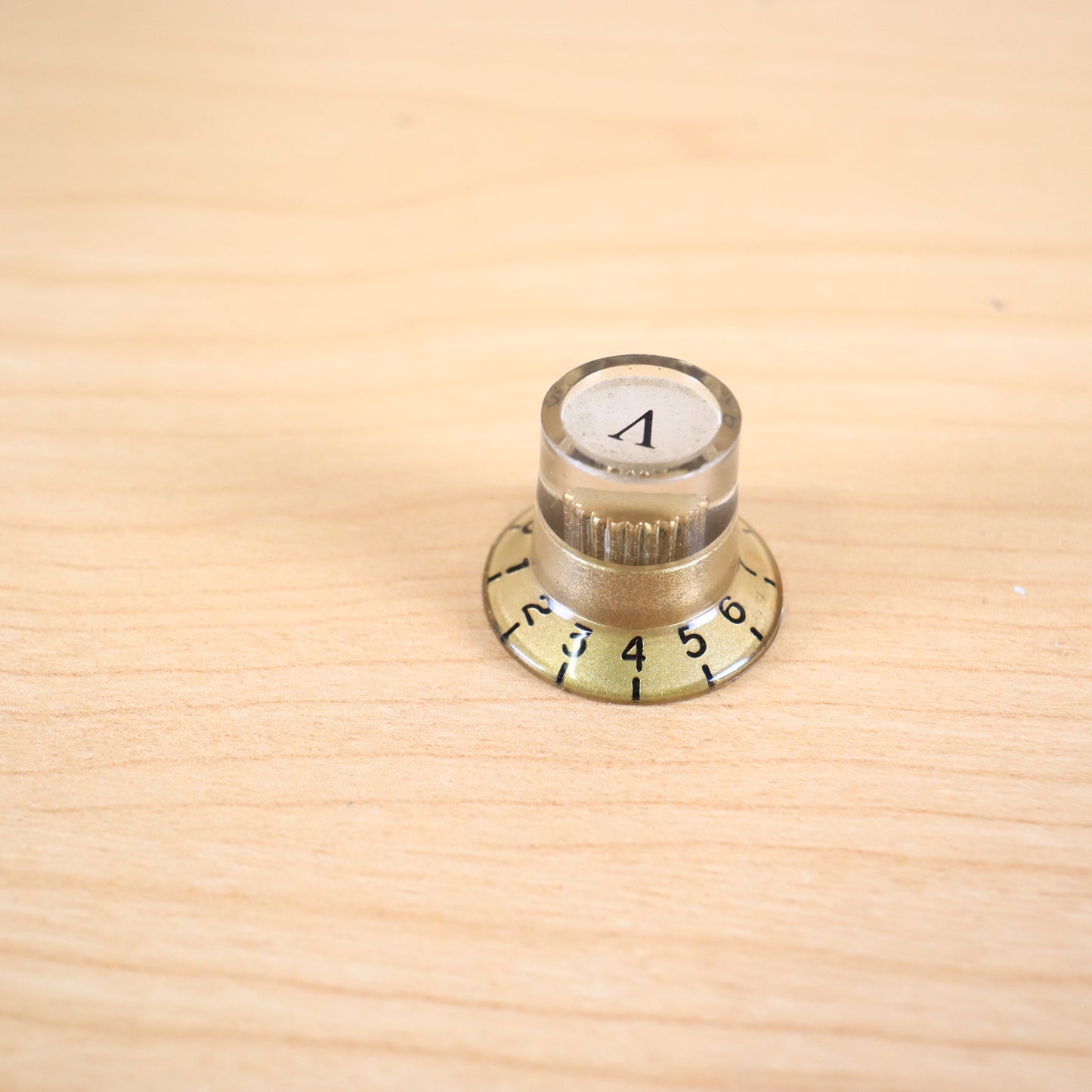 1960's Univox Teisco Guyatone Conrad - Single Gold Volume Guitar Knob