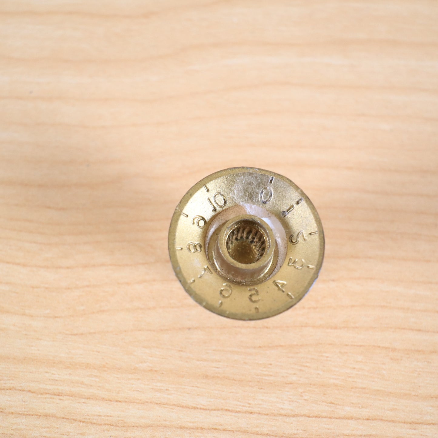 1960's Univox Teisco Guyatone Conrad - Single Gold Volume Guitar Knob