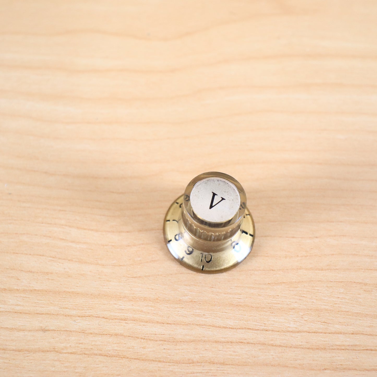 1960's Univox Teisco Guyatone Conrad - Single Gold Volume Guitar Knob