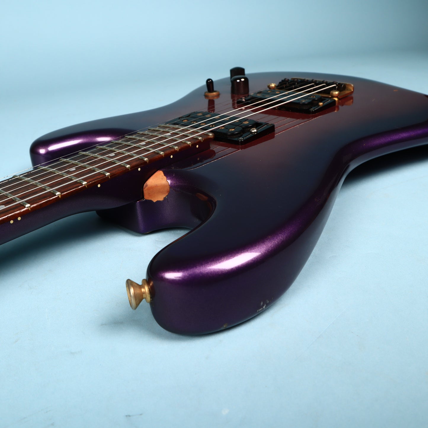 1983 Squier by Fender Contemporary JAV Royal Violet Purple ST852