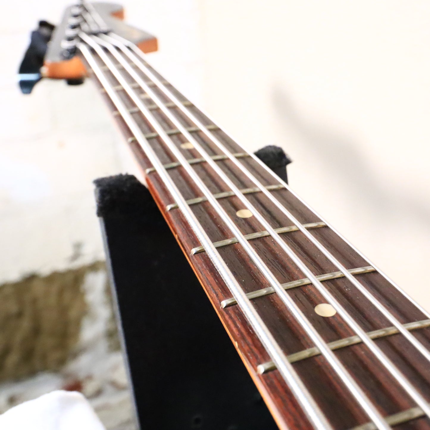 1991 Fender HM Bass Blackstone Black Fleck Finish V 5 String