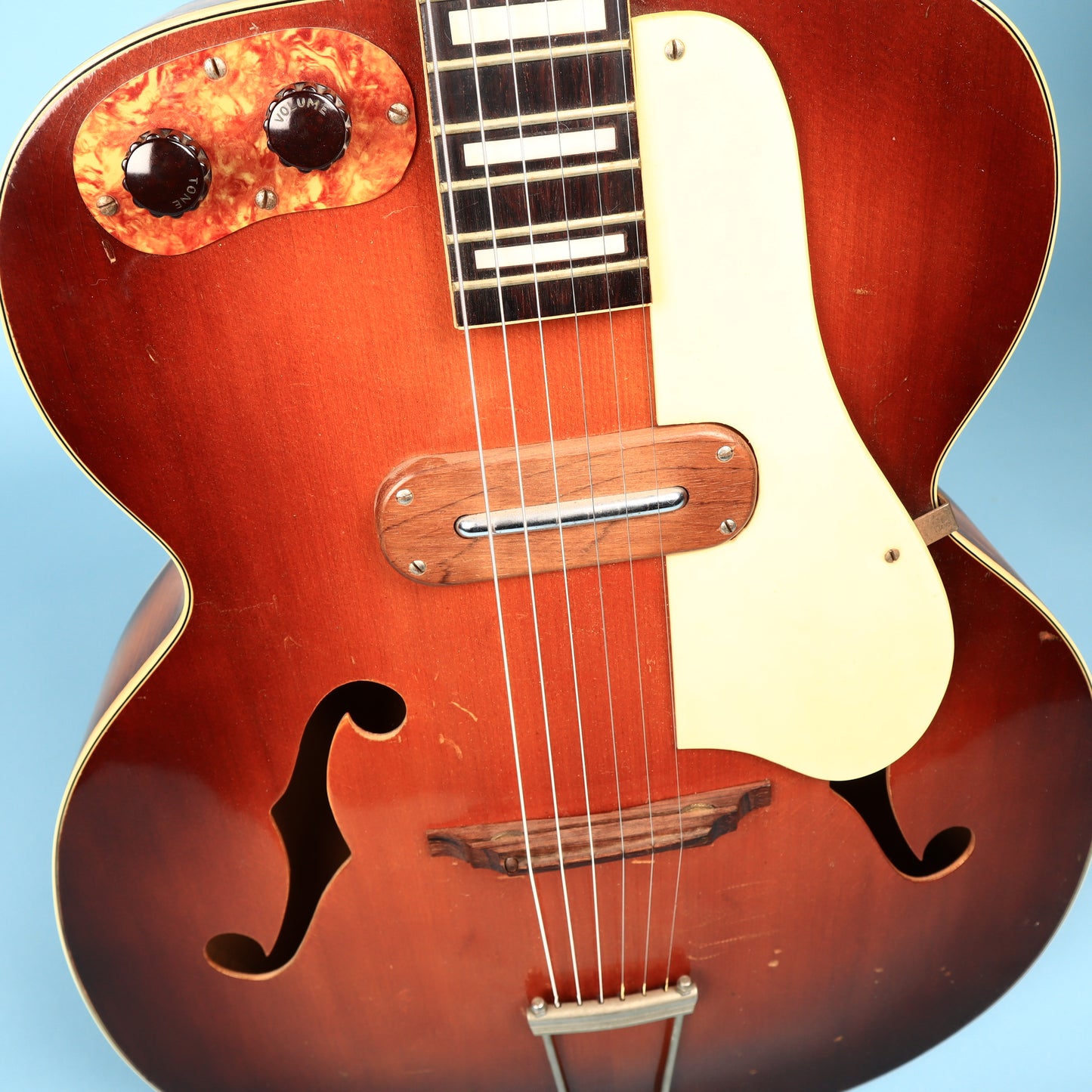 1950s Kay Sherwood Deluxe Sunburst Archtop Electric
