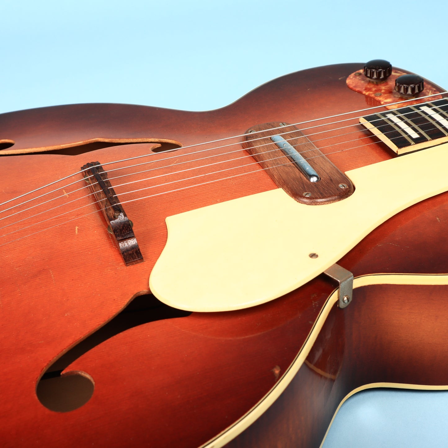 1950s Kay Sherwood Deluxe Sunburst Archtop Electric