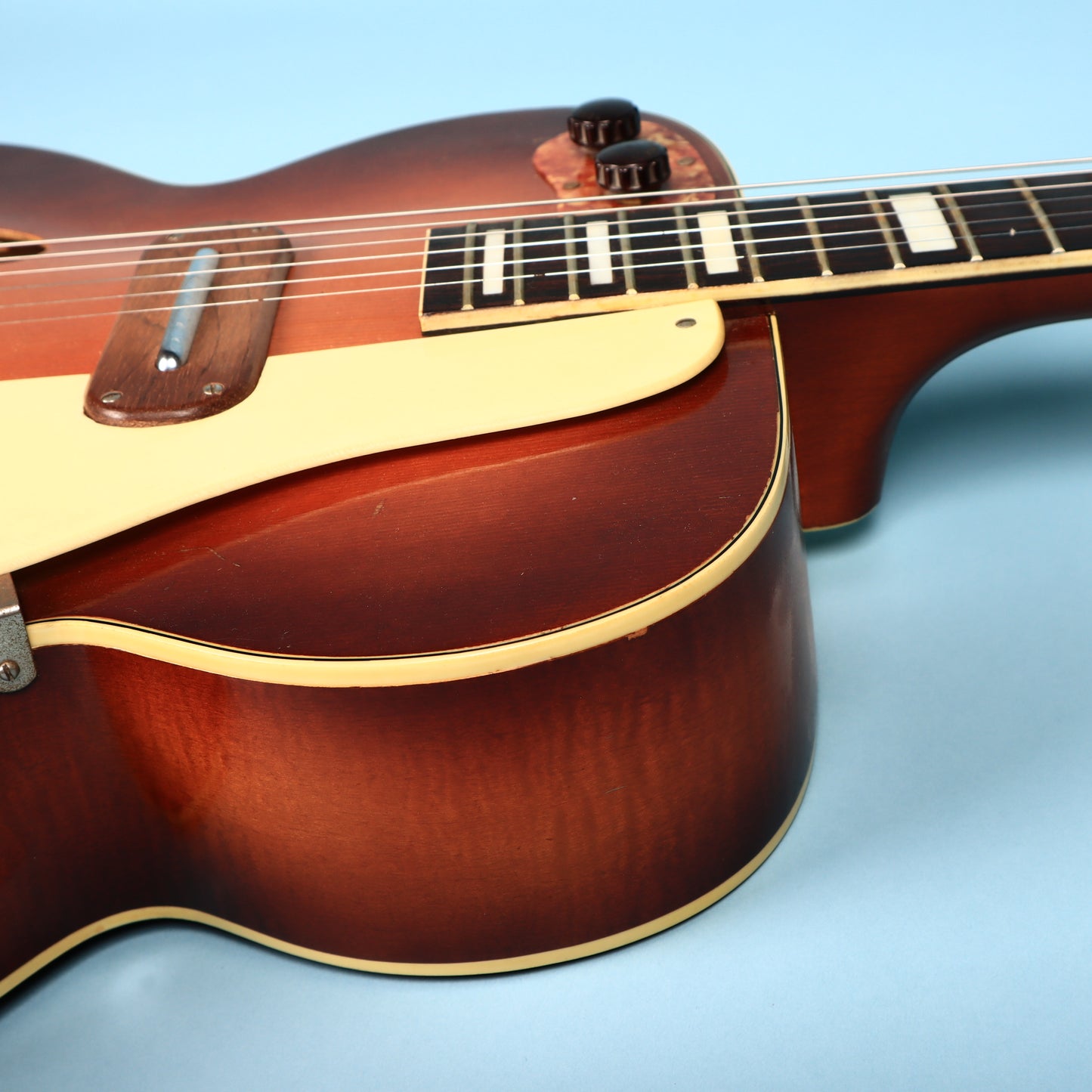 1950s Kay Sherwood Deluxe Sunburst Archtop Electric