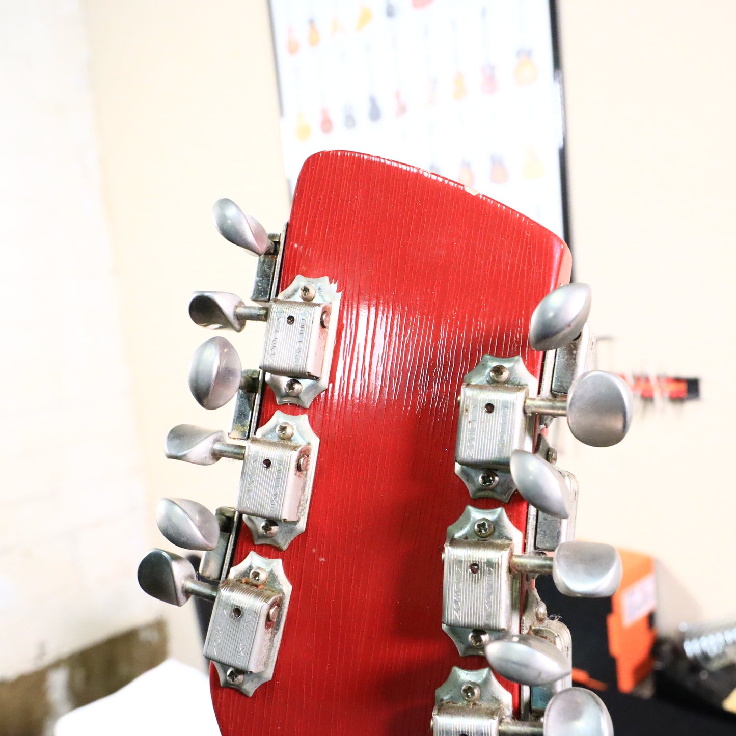 1982 Rickenbacker 620/12 String Electric Guitar Red
