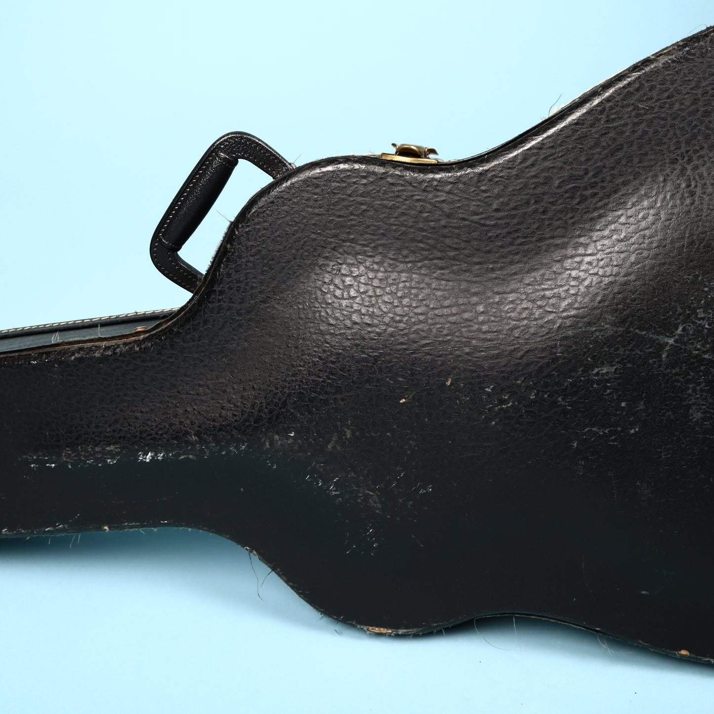 Vintage 1960's Gibson Black Yellow 16" Hard Case ES-175 J-45 J-50 175D ES-150DC