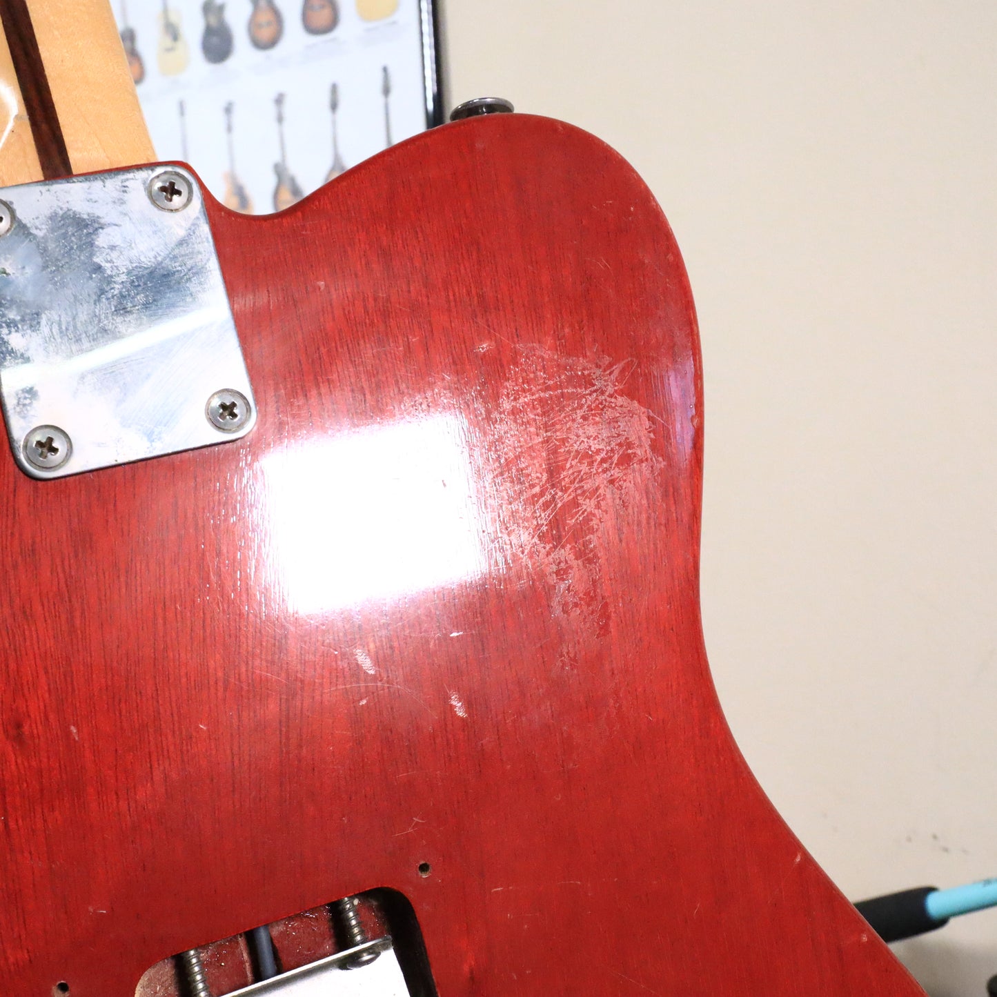 Richard Bartram Tele Made in UK England Electric Guitar Red