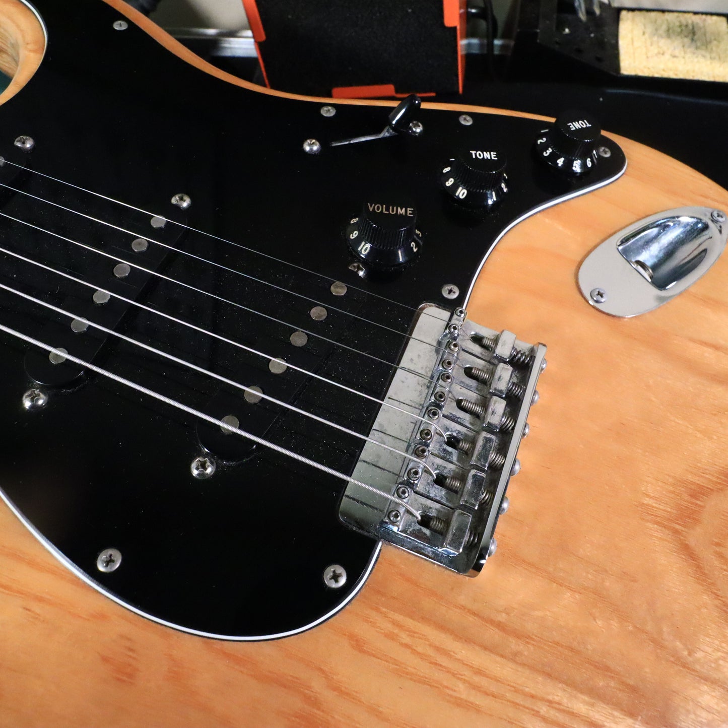 1979 Fender Ash Stratocaster Natural Hardtail Guitar