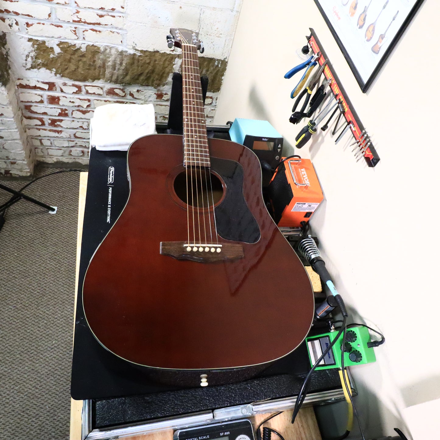 1979 Guild D-25m Acoustic Guitar Mahogany w/ Hang Tags