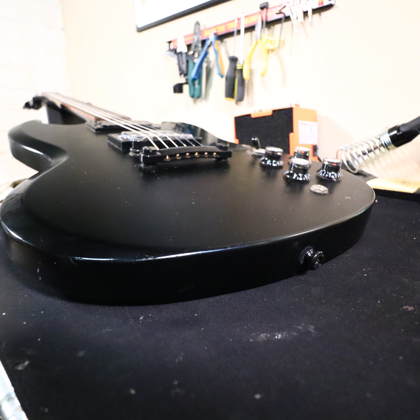 2004 Epiphone SG Goth Black Electric Guitar
