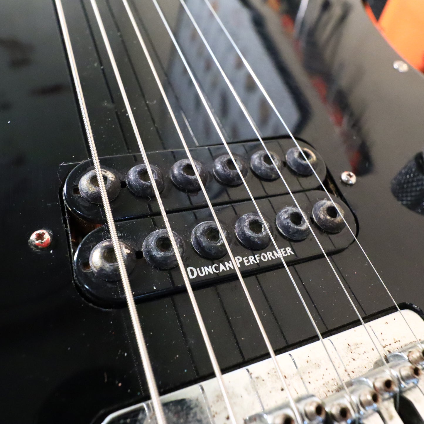 2002 Squier Tom Delonge Stratocaster Electric Guitar Black