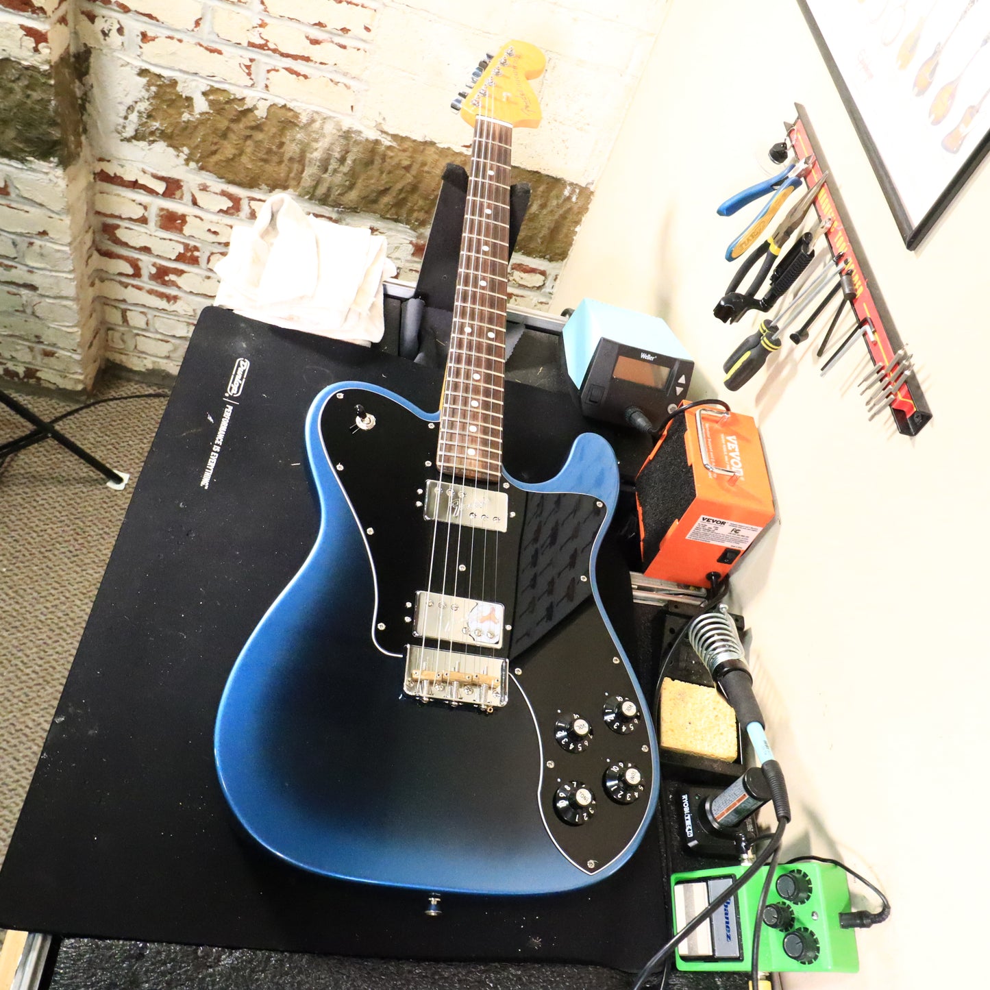 2022 Fender American Professional II Telecaster Deluxe Guitar Dark Night