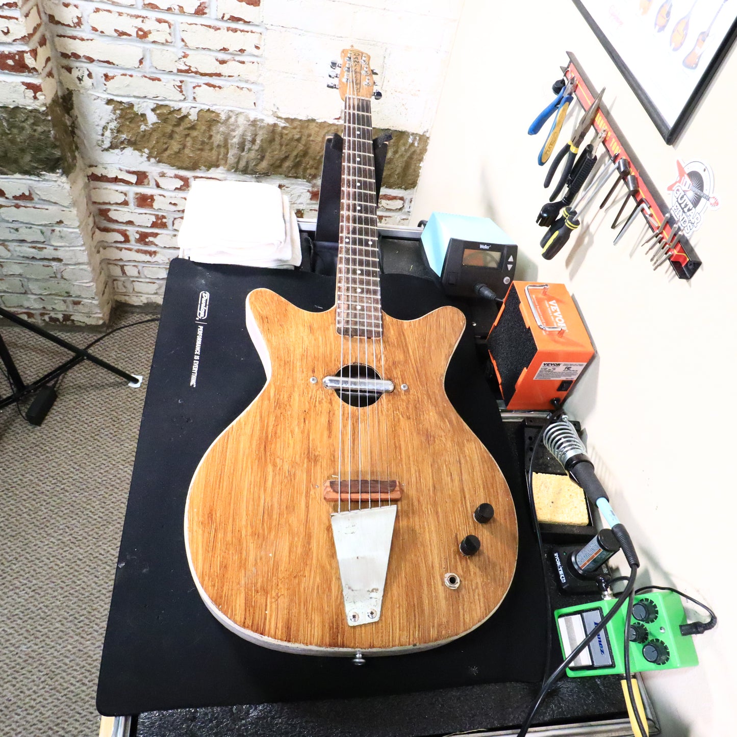 1960s Vintage Danelectro Convertible Acoustic-Electric Guitar