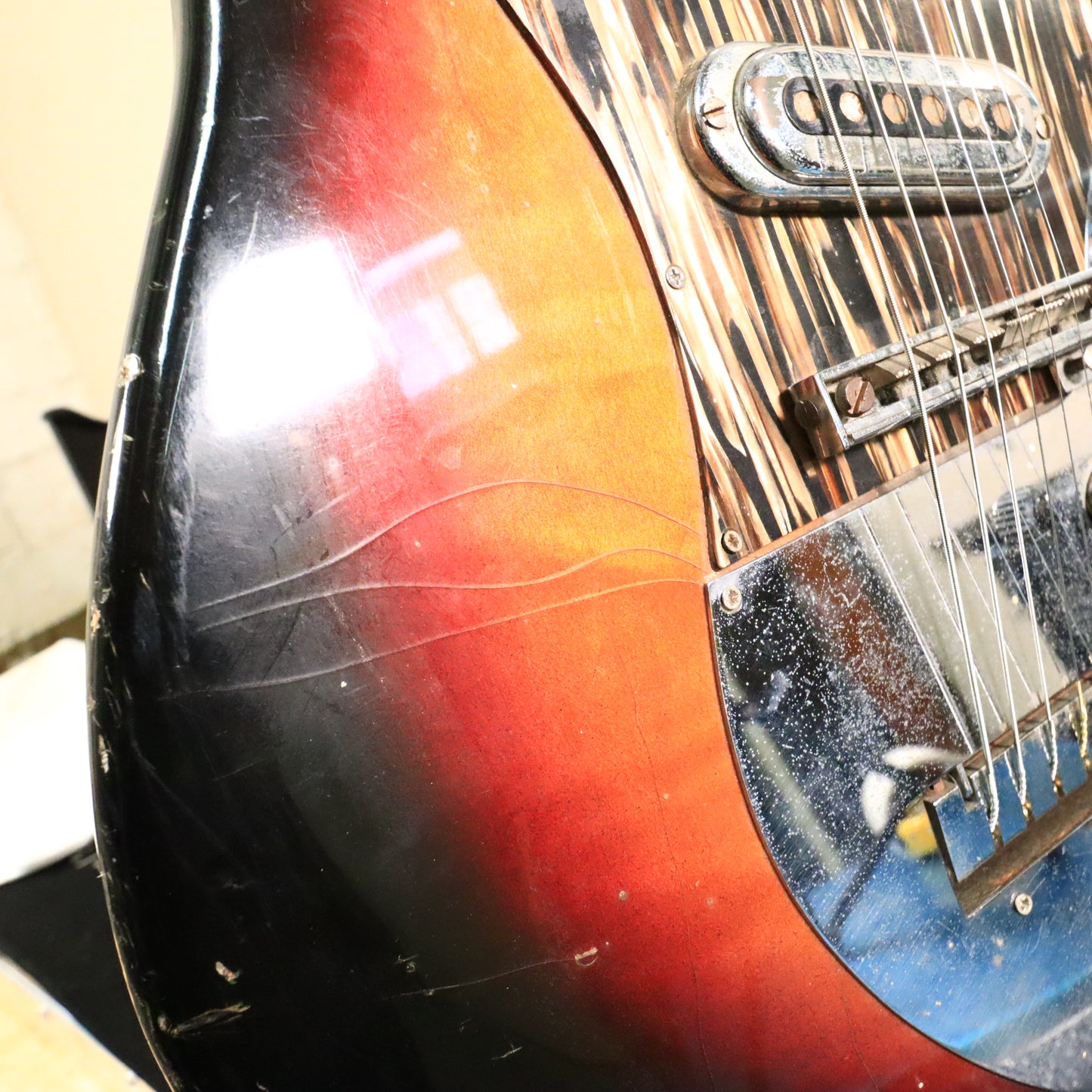 Framus Golden Strato De Luxe True Vintage 1965 Germany 5/168-54