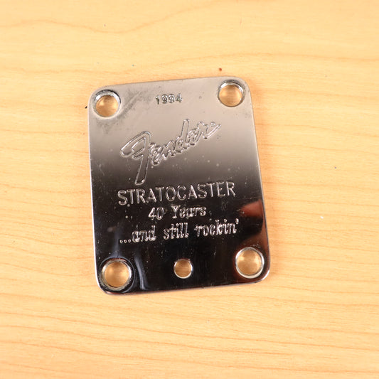 1994 40th Anniversary Fender Strat Neck Plate SUPER RARE