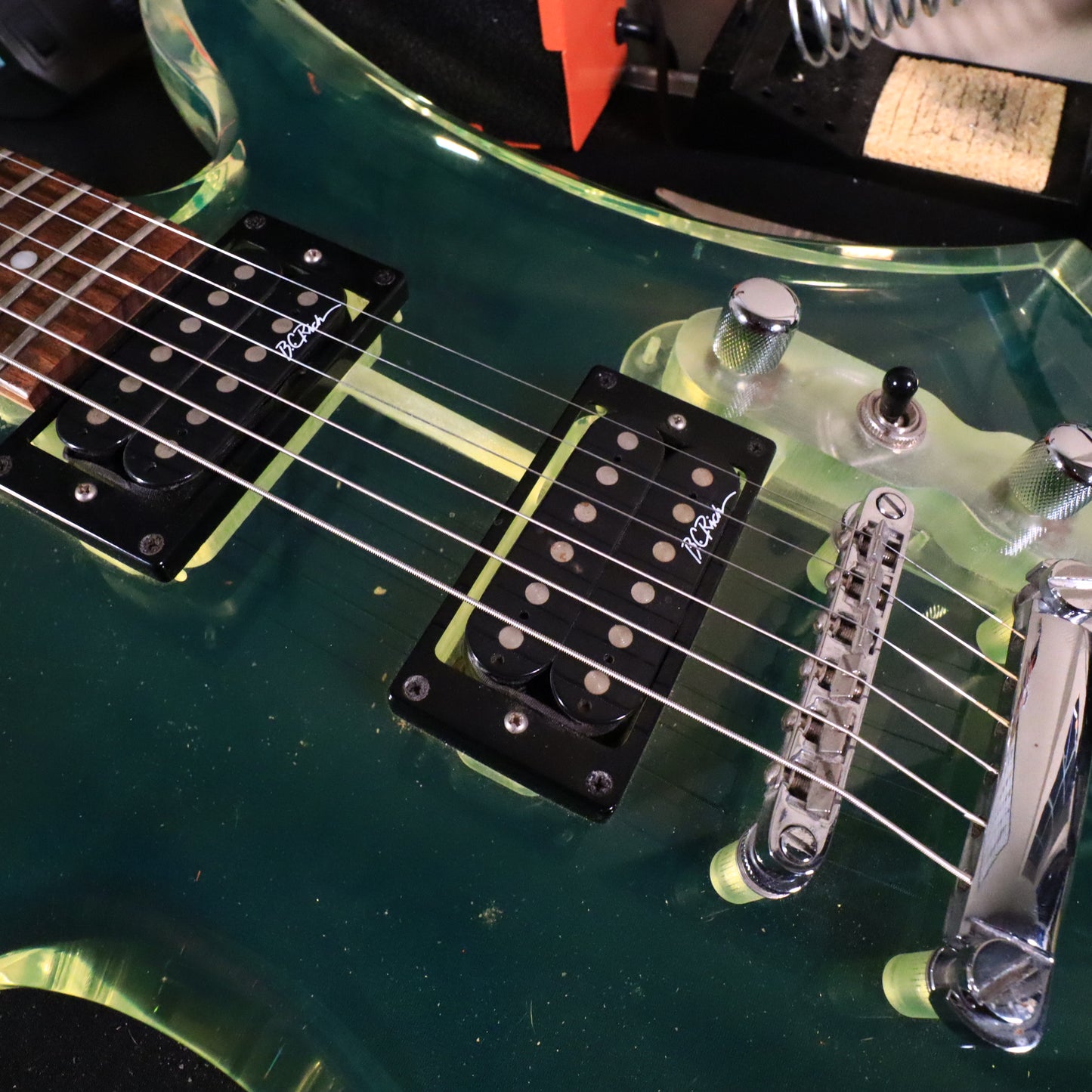 1999 BC Rich Mockingbird Transparent Green RARE